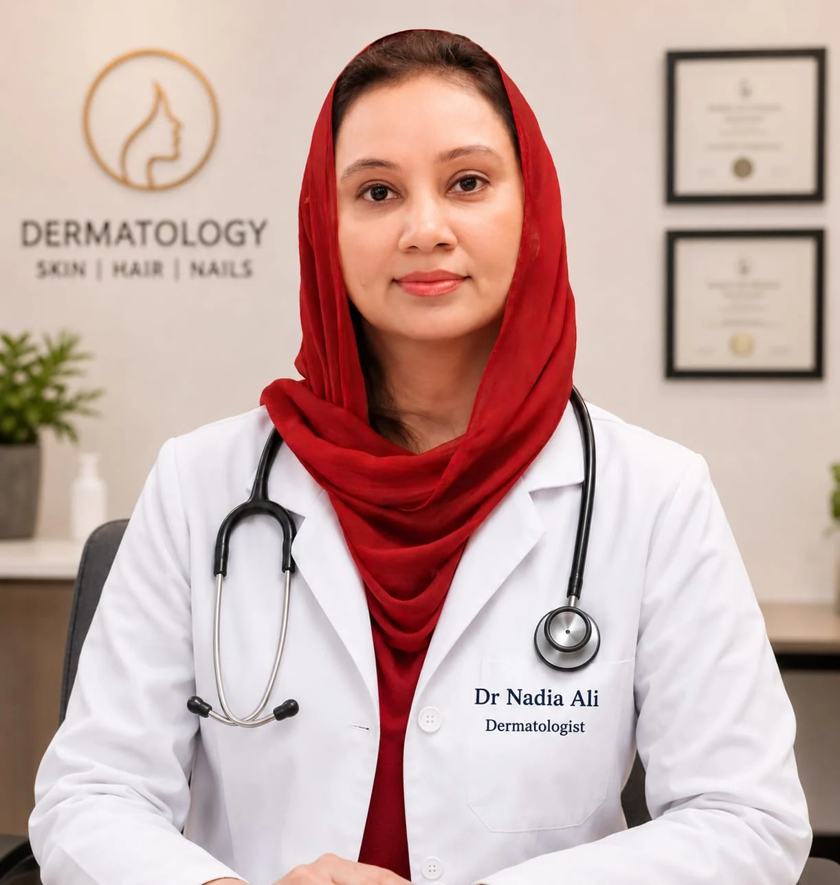 Dr Nadia Ali dermatologist in Faisalabad
